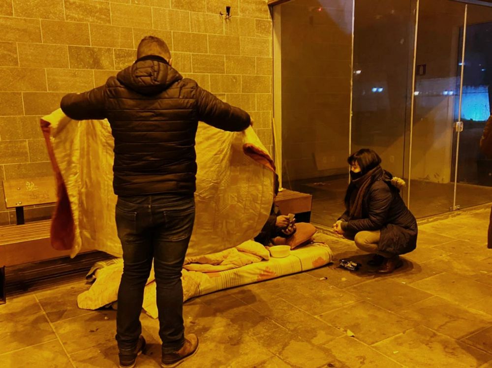 Cerca de 70 moradores de rua foram auxiliados na ação contra o frio em Bento
