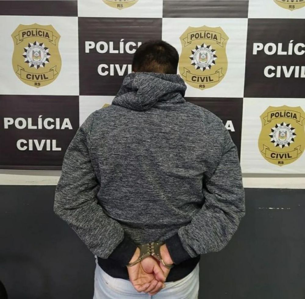 Polícia Civil de Carlos Barbosa prende envolvido em homicídio na cidade
