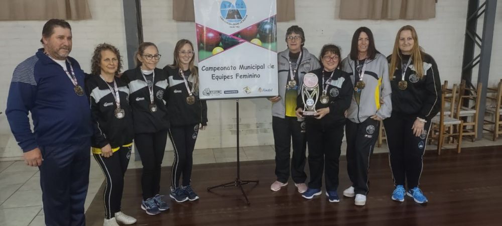 Clube Integração é campeão do Municipal Feminino de Bocha