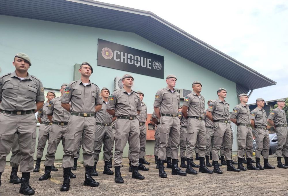 Batalhão de Choque da Brigada Militar recebe 26 novos policiais
