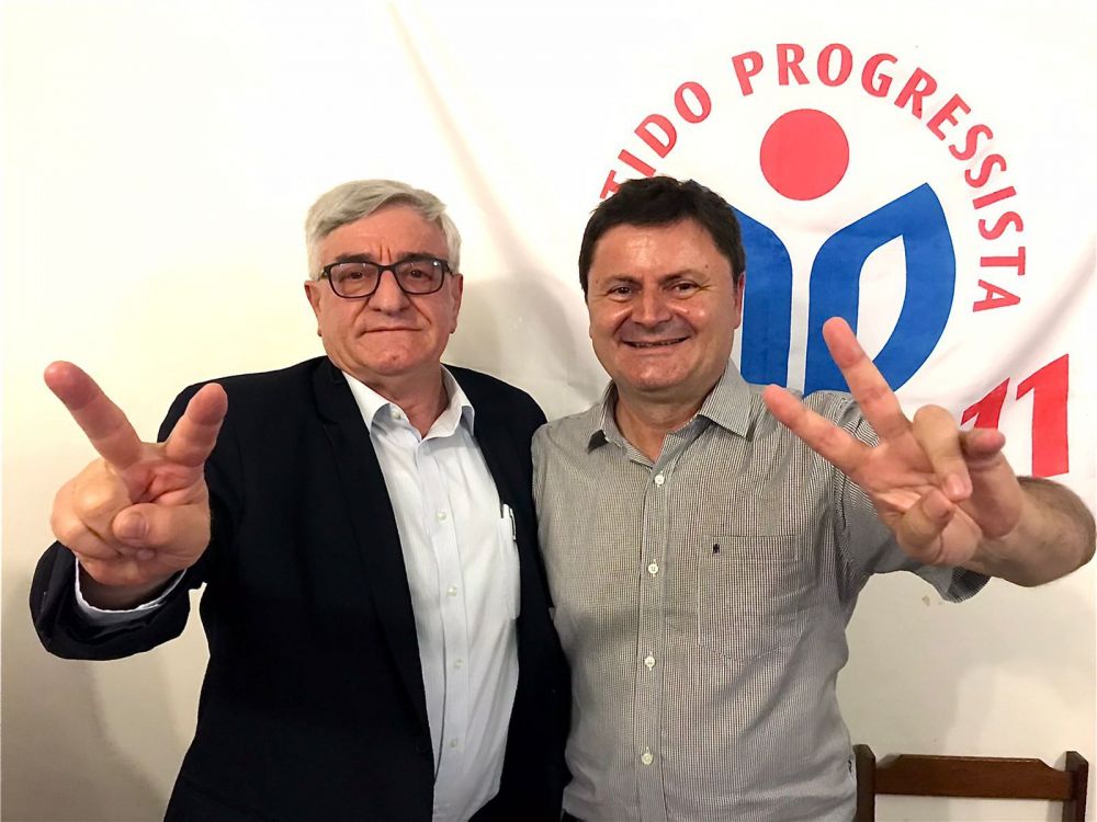 Sérgio Chesini e Valério Mayer são os candidatos do PP na eleição complementar de Garibaldi
