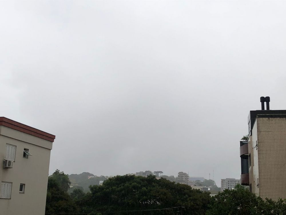 Sexta-feira inicia chuvosa em Garibaldi
