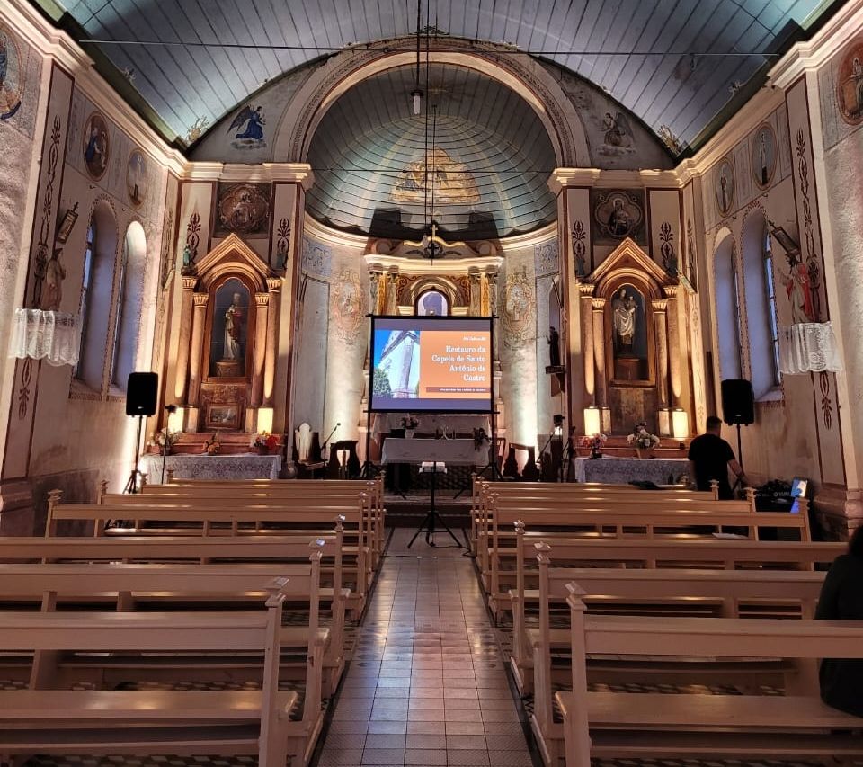 Projeto de restauro da Capela de Santo Antônio de Castro é apresentado