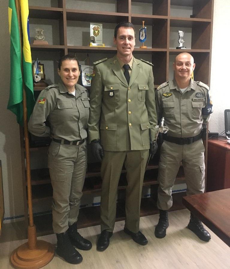 Novo tenente se apresenta no 3º Batalhão de Policiamento de Áreas Turística