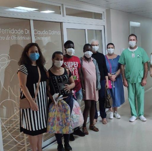 Gestantes visitam a nova maternidade do Hospital Beneficente São Pedro