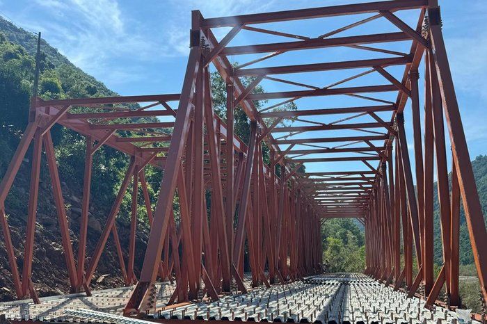 Ponte entre Nova Roma do Sul e Farroupilha será içada nesta sexta-feira