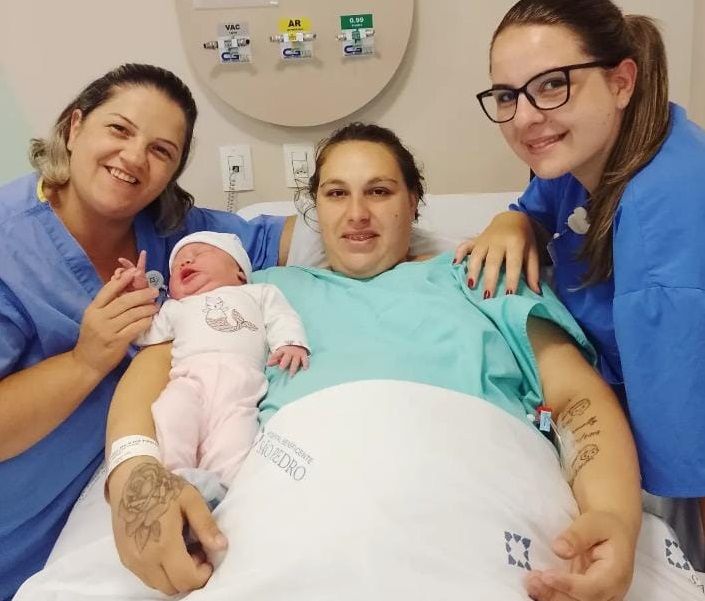 Nasce o primeiro bebê de 2024 em Garibaldi 