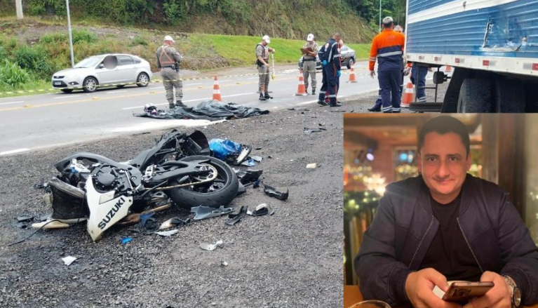  Motociclista de Bento Gonçalves morre em Farroupilha