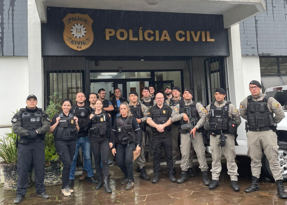 Operação conjunta entre Polícia Civil e Brigada Militar em Farroupilha
