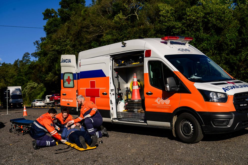 Atendimento da CSG salva motorista durante infarto na ERS-240