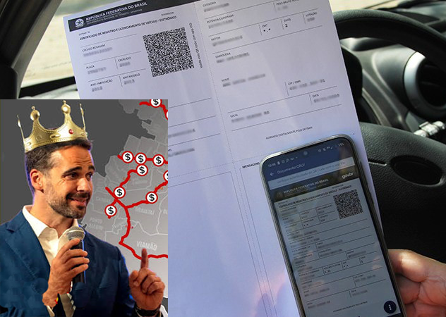 Leite mantém taxa de licenciamento e veta projeto que isentava motoristas da cobrança