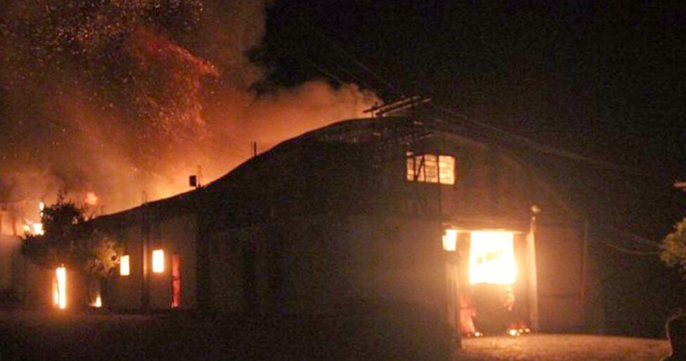 Bombeiros atuam quase seis horas para controlar incêndio em Bento Gonçalves