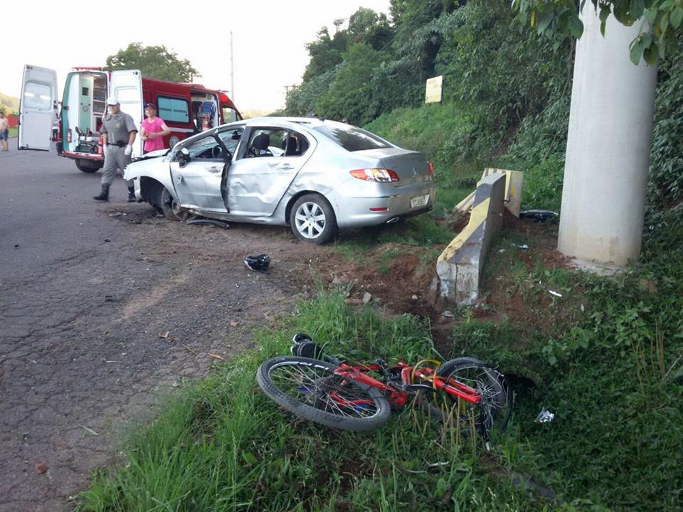 Jovem ciclista de Carlos Barbosa morre atropelado em Bom Princípio