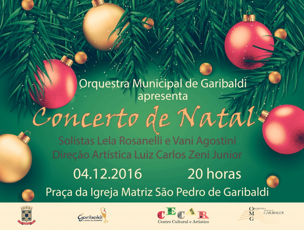 Conserto de Natal da Orquestra Municipal de Garibaldi