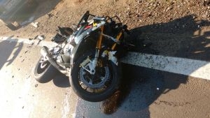 Motociclista fica gravemente ferido em acidente na ERS-446 em Carlos Barbosa