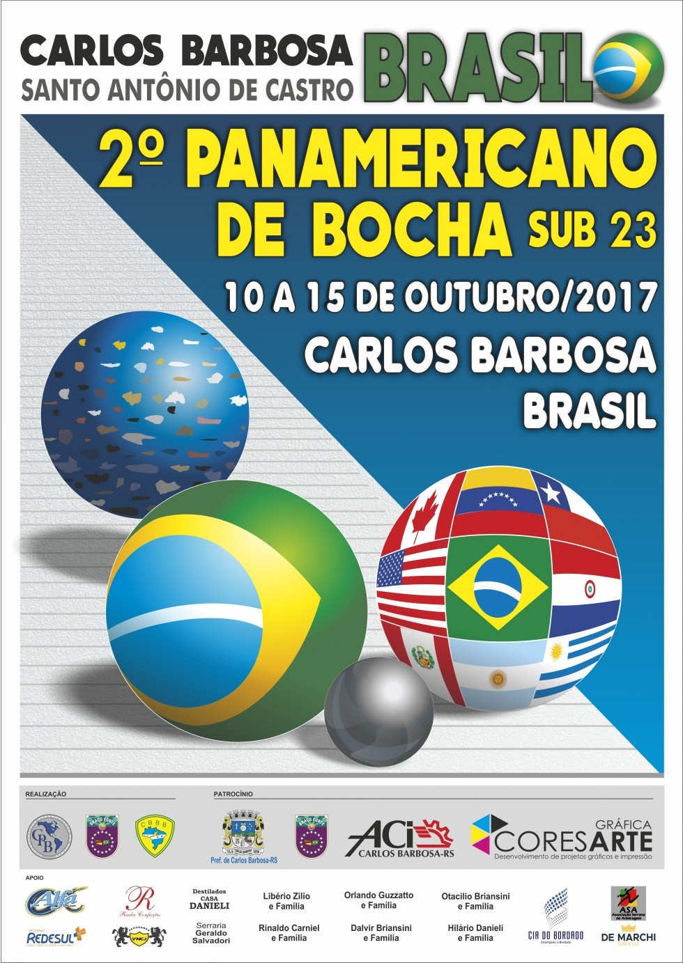 Seguem os preparativos para o Panamericano de Bochas em Carlos Barbosa