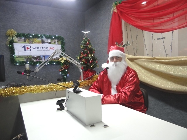 Web Rádio Uno apresenta o Programa do Papai Noel nesta segunda-feira