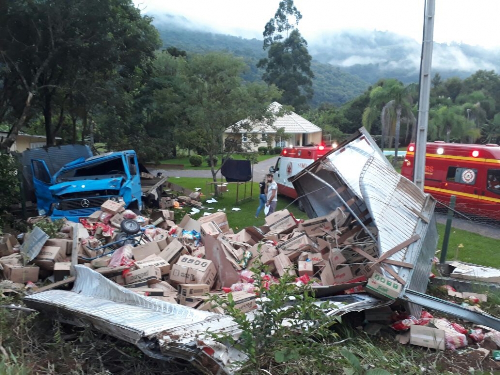 Grave acidente na ERS 431 em Bento Gonçalves