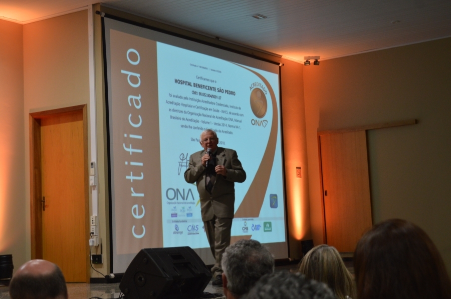 Hospital São Pedro faz evento para celebrar Certificação ONA