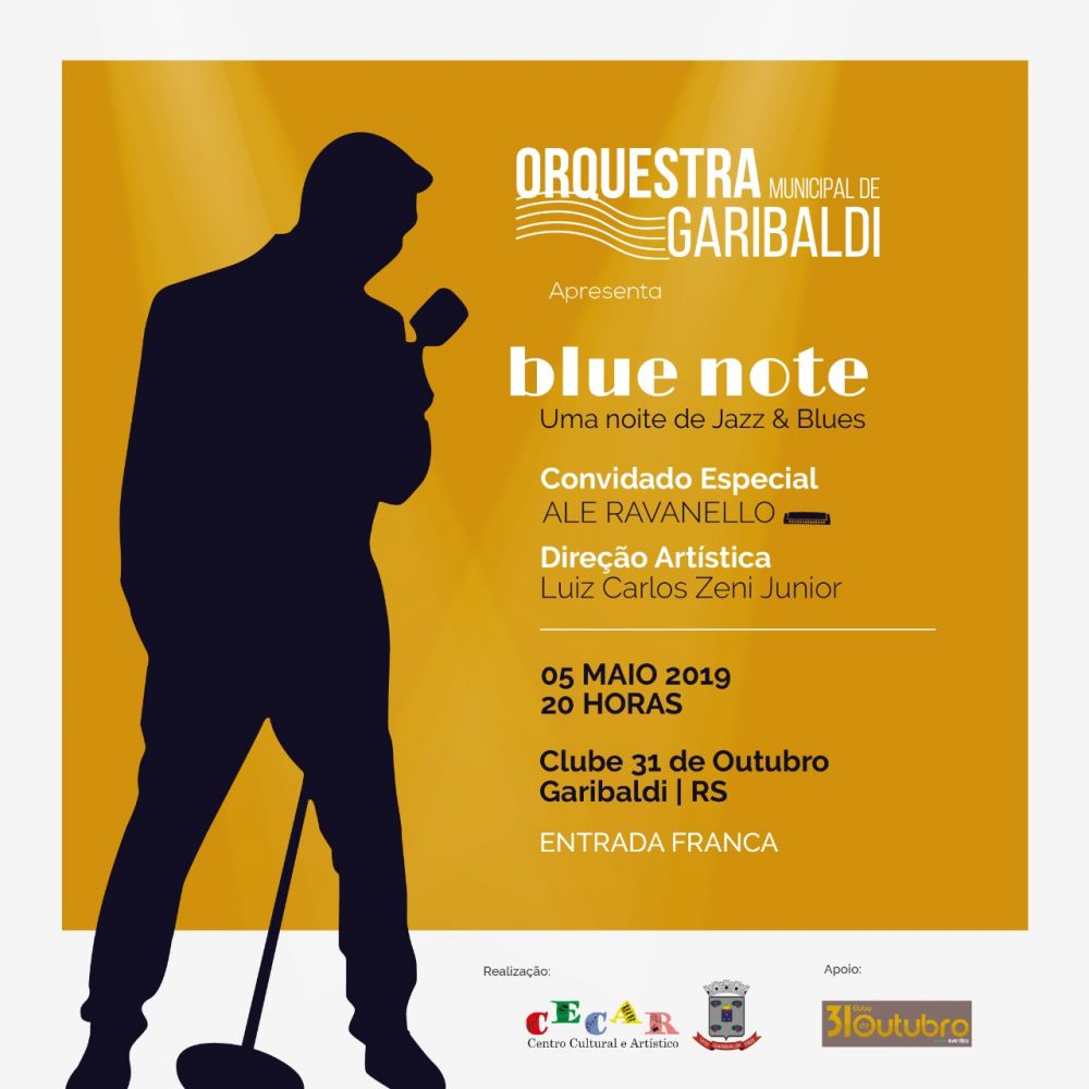 Orquestra Municipal de Garibaldi apresenta concerto Blue Note