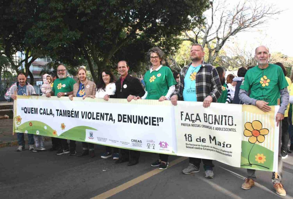 Caminhada Faça Bonito leva comunidade de Garibaldi às ruas