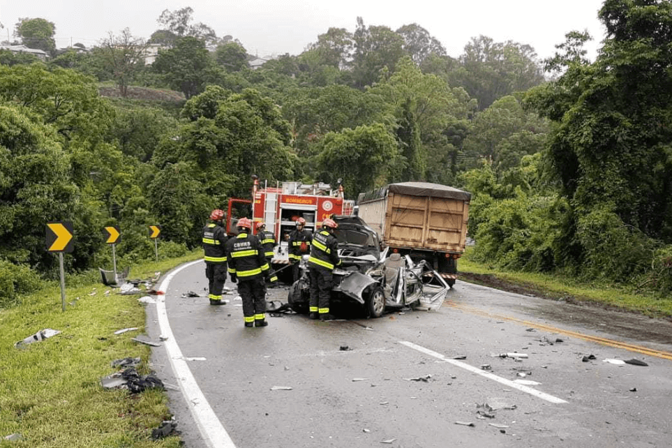 Grave acidente na BR 470 em Bento Gonçalves 